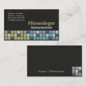 Carte De Visite Carrelage (Devant / Derrière)