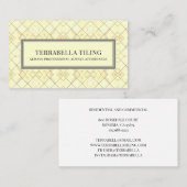 Carte de visite carrelage (Devant / Derrière)