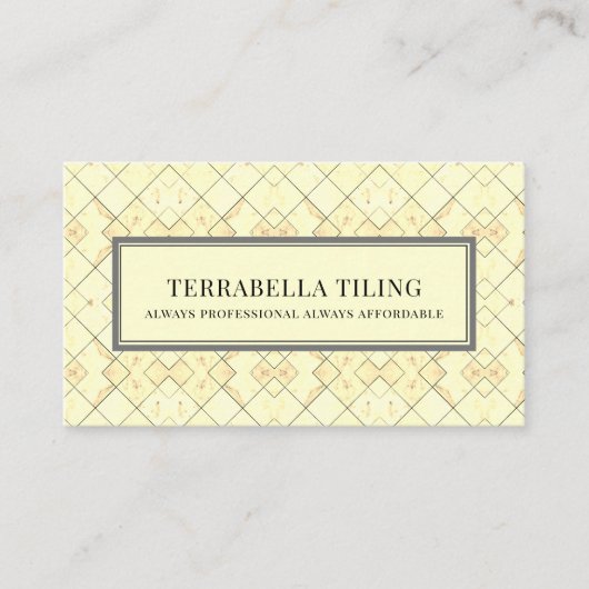 Carte de visite carrelage (Devant)