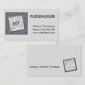 Carte De Visite carrelage (Devant / Derrière)