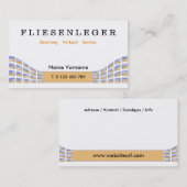 Carte De Visite carrelage (Devant / Derrière)