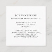 Carte de visite carrelage (Dos)