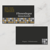 Carte De Visite Carrelage (Devant / Derrière)