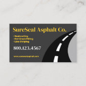 Carte De Visite Carrelage en asphalte / Scellage de l'autoroute (Devant)