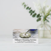 Carte De Visite Carrelage | Nettoyage de la souris (Debout devant)