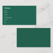 Carte De Visite Carrelage vert - Affaires (Devant / Derrière)