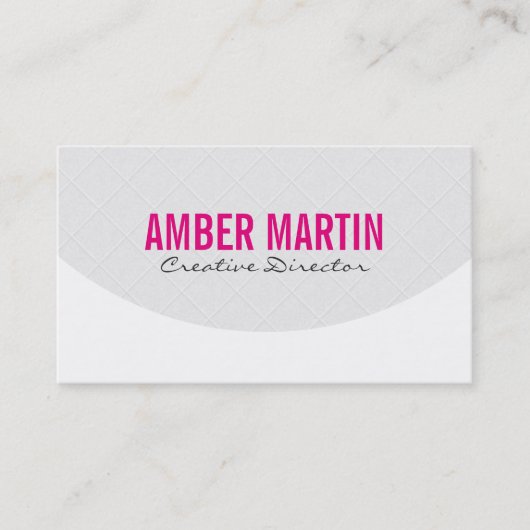 Carte De Visite Carrelage VI | Blanc (Devant)