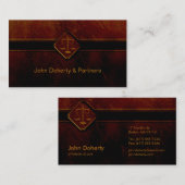 Carte De Visite Carrières juridiques de l'AVOCAT | (Devant / Derrière)