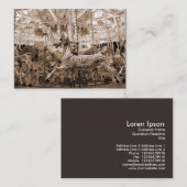 Carte De Visite Carrousel, mini photo (Devant / Derrière)