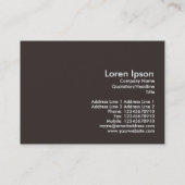 Carte De Visite Carrousel, mini photo (Dos)