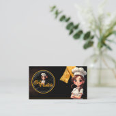 Carte De Visite Cartão de Visita (Debout devant)