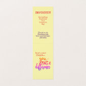 Carte De Visite "Carte de gentillesse de l'inspirivity" (Intérieur déplié)