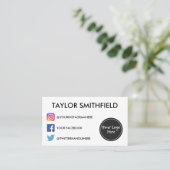 Carte De Visite
carte de visite Twitter sur Facebook Instagram (Debout devant)
