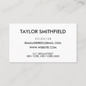 Carte De Visite
carte de visite Twitter sur Facebook Instagram (Dos)