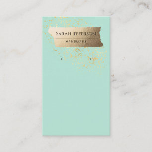 Carte De Visite Carte d'oreille minimaliste ProfessionalFaux Gold