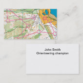 Carte de visite - Carte d'orientation (Devant / Derrière)