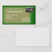 Carte De Visite Carte-personnaliser par radio antique (Devant / Derrière)