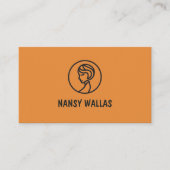 Carte De Visite carte visite pour coiffeuse (Devant)