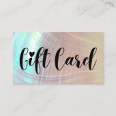 Carte De Visite Cartes-cadeaux Seashell Store (Devant)