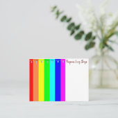 Carte de visite, Cartes de visite des jours de pin (Debout devant)