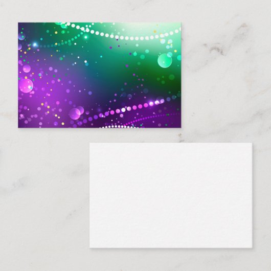 Carte De Visite Carthagène Solive Purple (Devant / Derrière)