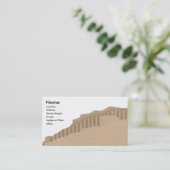 Carte De Visite Carton (Debout devant)