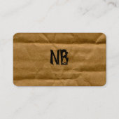 Carte de visite Carton (Dos)