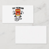 Carte De Visite Carton de café Rétro -2 (Devant / Derrière)