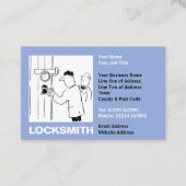 Carte De Visite Carton Locksmith (Devant)