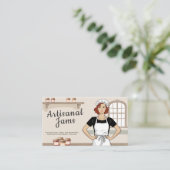 Carte De Visite Cartoon Artisanal Jams (Debout devant)