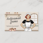 Carte De Visite Cartoon Artisanal Jams (Devant)