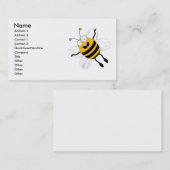 Carte De Visite Cartoon Bee (Devant / Derrière)