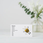 Carte De Visite Cartoon Bee (Debout devant)