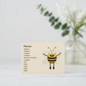 Carte De Visite Cartoon Bee (Debout devant)