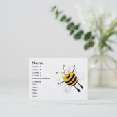 Carte De Visite Cartoon Bee (Debout devant)