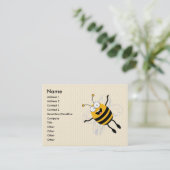 Carte De Visite Cartoon Bee (Debout devant)