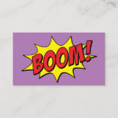 Carte De Visite Cartoon Boom Thunder_Cove (Dos)