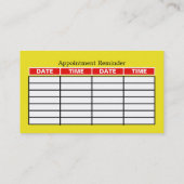 Carte De Visite Cartoon Car, École de conduite / Nomination d'inst (Dos)