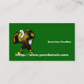 Carte De Visite Cartoon Combattre l'aigle (Dos)