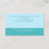 Carte De Visite Cartoon Cruise Ship with Smoking Stacks (Dos)