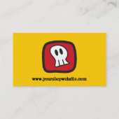 Carte De Visite Cartoon Pirate Ship Skuls Bones Amusants Garçons c (Dos)