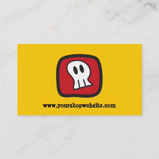 Carte De Visite Cartoon Pirate Ship Skuls Bones Amusants Garçons c (Dos)