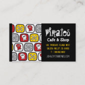 Carte De Visite Cartoon Pirate Ship Skuls Bones Amusants Garçons c (Devant)