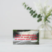 Carte De Visite Cascade (Debout devant)