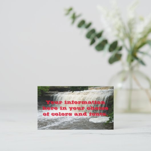 Carte De Visite Cascade (Debout devant)