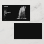 Carte De Visite Cascade | (Devant / Derrière)