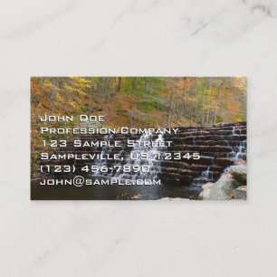 Carte De Visite Cascade à Laurel Hill State Park I