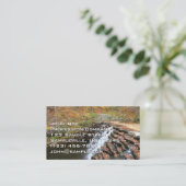 Carte De Visite Cascade à Laurel Hill State Park II (Debout devant)