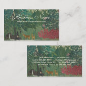 Carte De Visite Cascade d'Henri Rousseau, Art Vintage (Devant / Derrière)