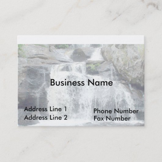 Carte de visite Cascade Douce (Devant)